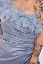 Frauenkleid R5016 Blau Kikiriki