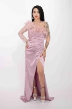 Frauenkleid R5016 Pink | Kikiriki