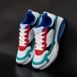 Herren Sportschuhe 0568 PSB Weißblau Mei