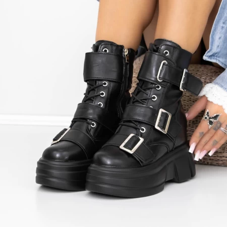 Frauenstiefel im Spring-Auto 3WL26 Black | Mei