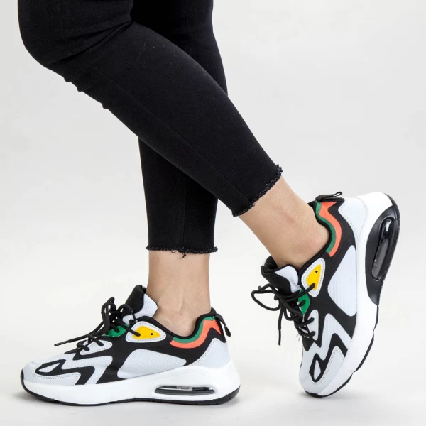 Frauen Sportschuhe 0596 PSD Weißschwarz Mei