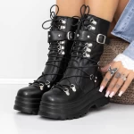 Frauenstiefel im Frühjahr im Frühjahr 3WL28 Schwarz | Mei