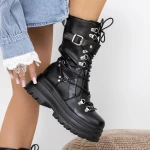 Frauenstiefel im Frühjahr im Frühjahr 3WL28 Schwarz | Mei