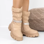 Frauenstiefel mit Pelz 3ykq9 Brown Mei