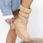 Frauenstiefel mit Pelz 3ykq9 Brown Mei