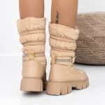 Frauenstiefel mit Pelz 3ykq9 Brown Mei