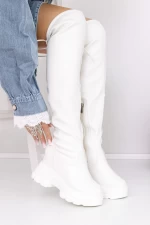Stiefel auf der 3WL53 -weißen Plattform Mei