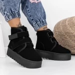 Frauen Lederstiefel UG 3xj108 Black | Mei