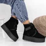 Frauen Lederstiefel UG 3xj108 Black | Mei