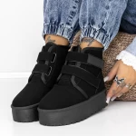 Frauen Lederstiefel UG 3xj108 Black | Mei