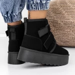 Frauen Lederstiefel UG 3xj108 Black | Mei