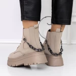 Frauenstiefel mit Pelz 3B16 Khaki | Mei