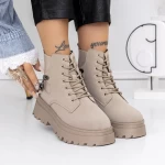 Frauenstiefel mit Pelz 3B16 Khaki | Mei