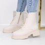 Frauenstiefel mit Pelz 3mx17 Beige | Mei