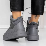 Frauenstiefel mit Pelz 3b17 Gray | Mei