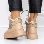 Frauenstiefel mit 3b17 Fur Beige | Mei