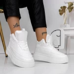 Frauenstiefel mit Pelz 3B17 White | Mei