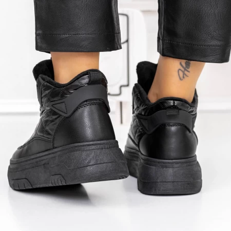 Frauenstiefel mit Pelz 3B17 Black | Mei