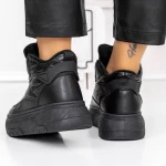 Frauenstiefel mit Pelz 3B17 Black | Mei
