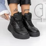 Frauenstiefel mit Pelz 3B17 Black | Mei