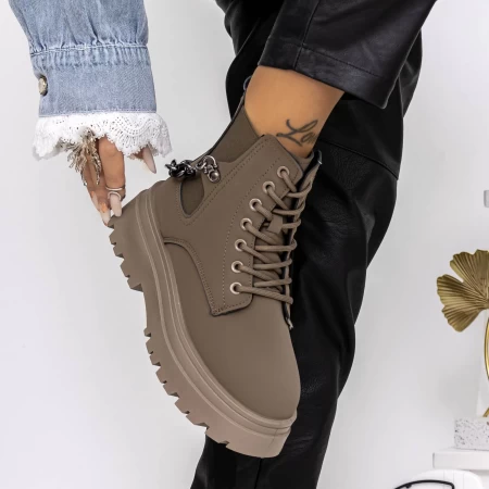 Frauenstiefel mit 3b16 Fur Green | Mei