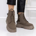 Frauenstiefel mit 3b16 Fur Green | Mei