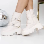 Frauenstiefel mit 3WL20 Beige Fell | Mei
