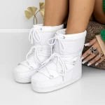 Damenleder ug 3lt6 weiße Stiefel Mei