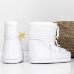Damenleder ug 3lt6 weiße Stiefel Mei