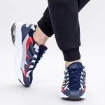 Herren Sportschuhe 0597 PSB Dunkelblaugrün Mei