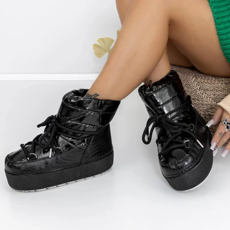 Damen Lederstiefel ug 3lt5 schwarz | Mei