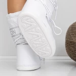 Damenleder ug 3lt3 weiße Stiefel Mei
