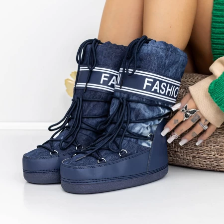 Damen Lederstiefel ug 3lt3 blau Mei