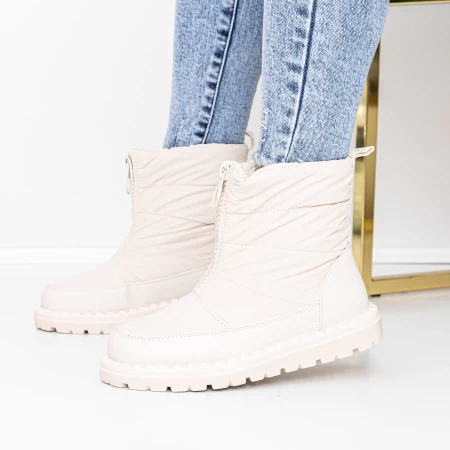 Frauenstiefel mit 3ykq13 Fell Weiß Mei