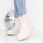 Frauenstiefel mit 3ykq13 Fell Weiß Mei
