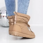 Frauenstiefel mit Pelz 3YKQ12 Brown Mei