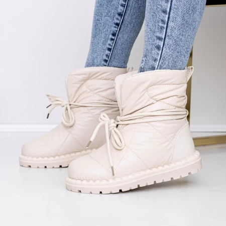 Frauenstiefel mit 3ykq12 Fur Beige Mei