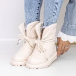 Frauenstiefel mit 3ykq12 Fur Beige Mei