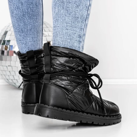 Frauenstiefel mit Pelz 3YKQ12 Black | Mei