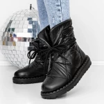 Frauenstiefel mit Pelz 3YKQ12 Black | Mei