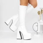 High Heels und 3MN3 Plattform White | Mei
