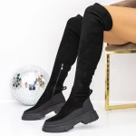Low -theeled -Stiefel der Frauen 3KD11 Black | Mei