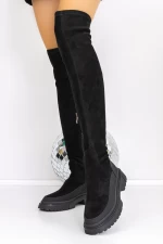 Low -theeled -Stiefel der Frauen 3KD11 Black | Mei