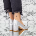 Schuhe auf dem dicken Sohle xkk251f Silber Mei