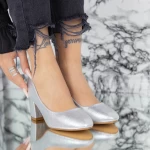 Schuhe auf dem dicken Sohle xkk251f Silber Mei