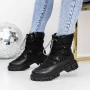 Frauenstiefel mit 3LT2 Fur Black | Mei