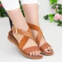 Frauen fs11 Sandalen hellbraun Mei