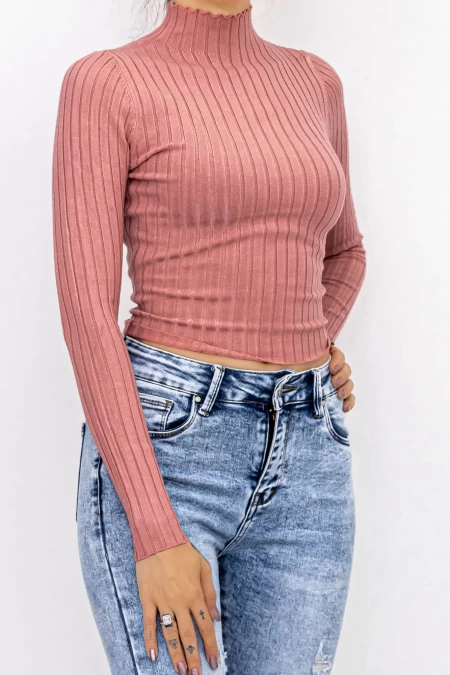 Frauen D643 Pink Sweatshirt Mode
