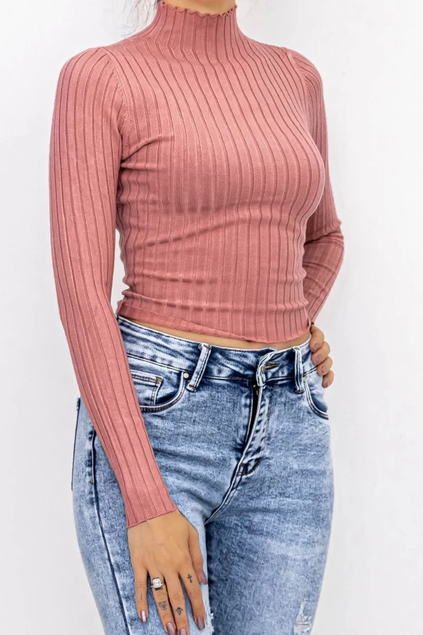 Frauen D643 Pink Sweatshirt Mode