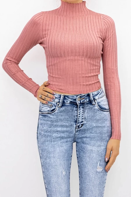Frauen D643 Pink Sweatshirt Mode
